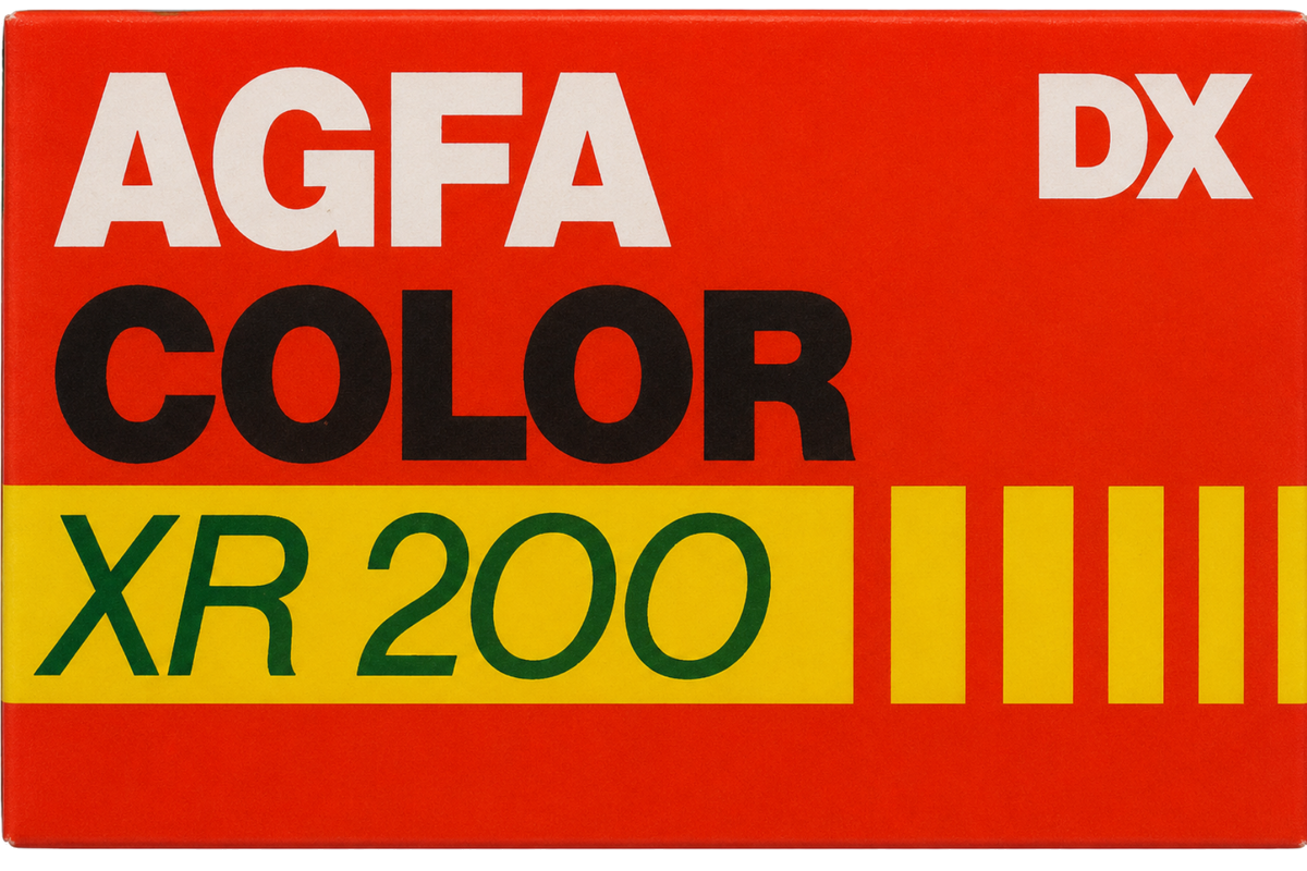 AGFA Color DX XR 200 film box