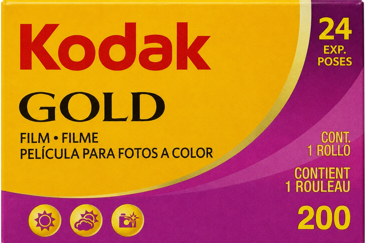 Kodak Gold 200 film box